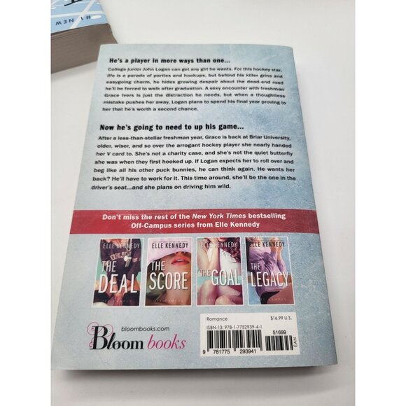 Lot of 3 Romance Novels Paperback Books Elle Kennedy Hannah Grace Tessa Bailey - Picture 8 of 9